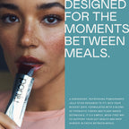 Woman consuming a Ponlu fiber-rich Garcinia Cambogia Jelly Stick between meals